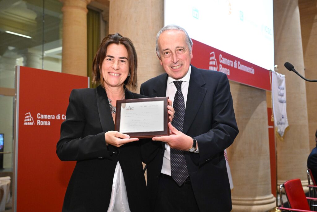 Caterina Micolano e Giancarlo Abete